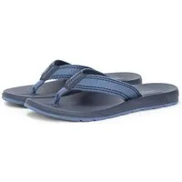 Tommy Hilfiger MOLDED HILFIGER BEACH SANDAL Zehentrenner, Plateau, Sommerschuh, Strandschuh mit Streifen