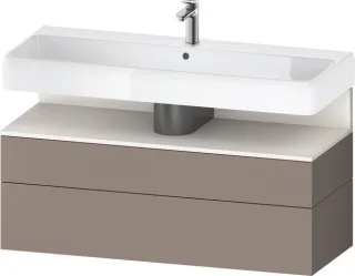 Duravit Qatego Waschtischunterbau wandhängend Basalt Matt 1190x470x590 mm - QA4396084430010 QA4396084430010