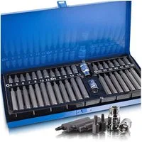 Bituxx Bit-Set Vielzahn Bit Set 41 tlg., 41-St., MS-13384, Metallbox
