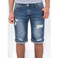 ESRA Jeansshorts Herren Sommerhose Jeans Shorts Herren Jeans-Shorts Stretch kurze Hose Jeans-Shorts Herren kurze Jeans Herren Sommer Hose Jeans Shorts