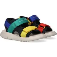 Tommy Hilfiger Sandale Trekkingsandale, Sommerschuh, Klettschuh im Kontrastlook