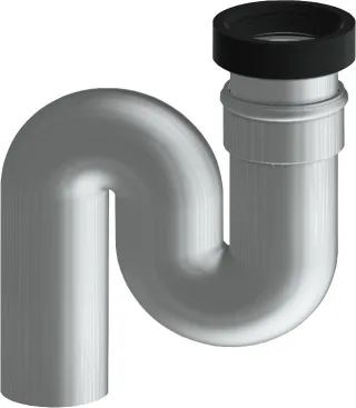 KWC Aquarotter Siphon, CAMPUS, Kunststoff, Abgang senkrecht, DN100, 2000102733 2000102733