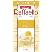 FERRERO Schokolade, Ferrero Raffaello Tafel Kokos und Mango Sommergenuss Packung 90g