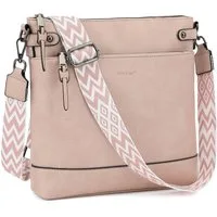 TAN.TOMI Schultertasche Mittel Damen Umhängetasche Crossbody Bag Leicht Tasche Bag, Mit Verstellbar Abnehmbar Breiter Gurt Pendeln Reise Campus