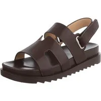 Ital-Design Bequeme Damen Sandalen mit verstellbarem Riemen Riemchensandalette (91512339) Keilabsatz/Wedge Keilsandaletten in Braun