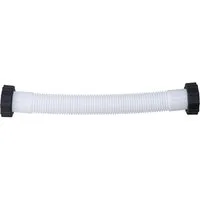 GARRYFIZH Poolschlauch Intex Bestway Poolschlauch 1.5 Zoll 0.4m weiß mit Überwurfmutter, Verfügt über ausgezeichnete Langlebigkeit und Zuverlässigkeit., Einfacher Austausch, langlebig & vielseitig für Intex/Bestway Pools