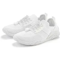 LASCANA Slip-On-Sneaker, Sommer Sneaker, Sneaker Freizeitschuh, Halbschuh superleicht, flache flexible Sohle VEGAN