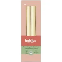 Bolsius Spitzkerze Bolsius Spitzkerzen beige 24,5 cm Ø 2,4 cm 4 Stück