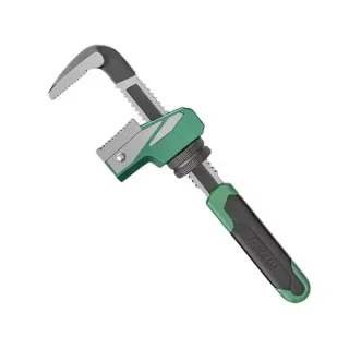 Heavy Duty Adjustable Plumbing Tool High Carbon Steel Right Angle Wrench 80mm Jaw Non Slip Repair Hand Tool