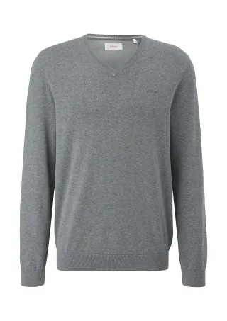 s.Oliver - Strickpullover grau - Gr. - S
