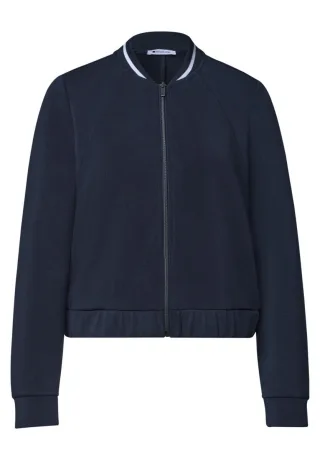Street One - Jacke im Blouson-Stil blau - Gr. - 42