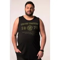 Men Plus T-Shirt Tanktop Unterhemd Print Rundhals