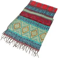 Guru-Shop Halstuch Weicher Schal Stola, Schultertuch, Plaid - Inka..