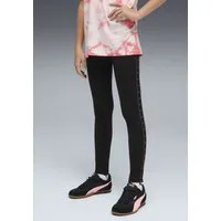 PUMA Leggings ESS TAPE LEGGINGS G aus Baumwollmischung, schmale Passform, sportlicher Stil