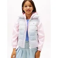 Tommy Hilfiger Steppweste MIX STRIPE VEST für Kinder bis 16 Jahre, cooles Streifen-Design