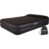 Avenli Luftbett Queen-Size Luftbett 203 x 152 x 46 cm für 2 Personen, (Gästebett aufblasbar mit integrierter Elektropumpe für 2 Personen, 2-tlg., mit integriertem Kopfteil), Aufblasbares Reise Bett inklusive Pumpe und Tragetasche