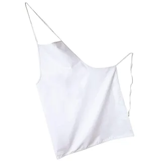 buttinette Küchenschürze, weiß, 70 x 85 cm