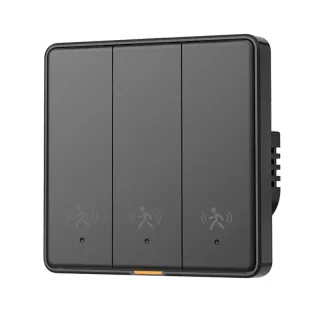 Smatrul Tuya WiFi Smart 10G Human Radar Motion Sensor Switch Wall Light Switch 2-in-1 Neutral & No Neutral Wire APP Remo