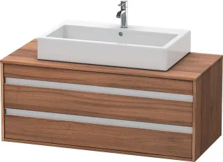 Duravit Ketho Konsolenwaschtischunterbau wandhängend Nussbaum Matt 1200x550x496 mm - KT665607979 KT665607979