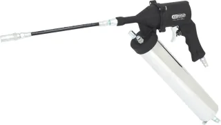 KS Tools Druckluft-Fettpresse mit flexiblem Schlauch und Düse - 515.3900