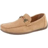 Coolwalk Herren Mokassins Freizeit Slipper (87106491) Flach Slipper in Camel