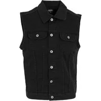URBAN CLASSICS Jerseyweste Urban Classics Herren Denim Vest