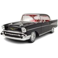 Maisto® Modellauto Chevrolet Bel Air Coupe 1957 schwarz, Maßstab 1:18