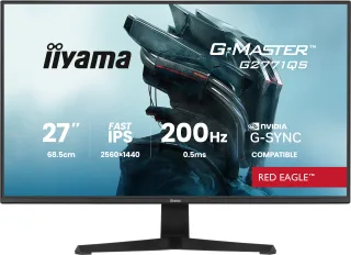 iiyama G-Master G2771QS-B1 Red Eagle Monitor 68.6cm (27") WQHD | g2771qs-b1 | IPS - 0.03ms