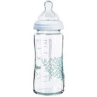 Tigex Babyflasche Tigex Babyflasche aus Glas 240ml 0-6 M Multiflow