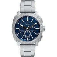 Fossil Chronograph Machine FS6096, Quarzuhr, Armbanduhr, Herrenuhr, Edelstahlarmband, analog