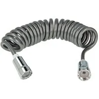 tecuro Brauseschlauch Spiral - Brauseschlauch Elegance-Plus, ausziehbar bis 2,50 m