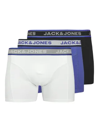 JACK&JONES - JACHUDSON SOLID TRUNKS 3 PACK JNR black - Gr. - 176