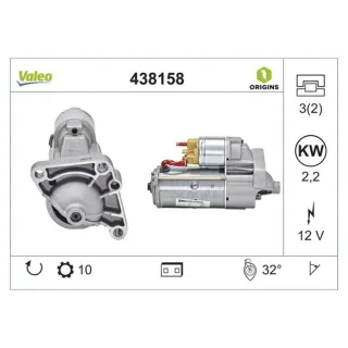 Valeo Anlasser 2,2 kW Nissan Opel Renault 438158