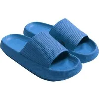 Blusmart Damen Herren Badeschuhe Badepantolette (EVA Rutschfest Pantoletten, Dicke Sohle bequeme) für Badezimmer, Schlafzimmer, Wohnzimmer, Strand, Freizeit