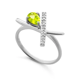 Orphelia 'Charlotte' Damen-Ring aus 925er Sterlingsilber – Silber ZR-7580/G