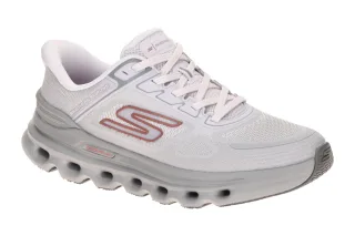 Skechers 129800 GRY GO RUN GLIDE STEP ARCH FIT Damenschuhe grau Hands Free Sl...