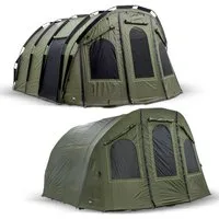 Lucx Angelzelt Bigfoot Karpfenzelt + Überwurf Bivvy, Personen: 6 (Komplett-Set)