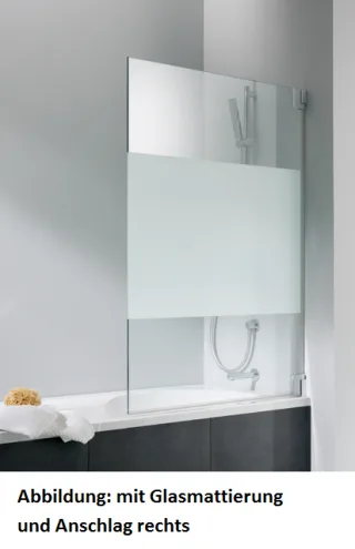 HSK K2.80 Badewannenaufsatz 1 bewegliches Element K2.80