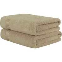 HAMMETEX Saunatuch Hammetex 2er Set extra große Saunatücher, Frottier (Packung, 2-St), 100% Baumwolle – Weich & Saugfähig – Luxuriöse Große Spa-Badetücher