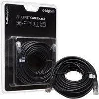 BigBen 10m Netzwerk-Kabel Cat 5e UTP RJ45 Gigabit LAN-Kabel, RJ45, Modular-Stecker-8p8c (10 cm), Patch-Kabel für LAN Ethernet Telekommunikation DSL Modem Router