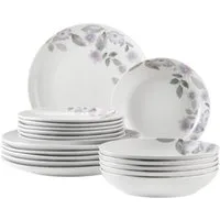 MÄSER Tafelservice Sono (18-tlg), 6 Personen, Porzellan, Teller Set