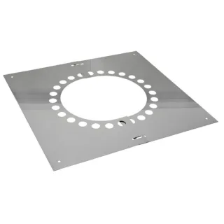 Bertrams Dw Blendblech 22BL30VA150H für Dachschräge, mit Hinterlüftung, 0-30°, Ø 150 mm