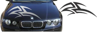 Autoaufkleber für die Motorhaube "Aufkleber Tribals"