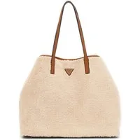 Guess Umhängetasche GUESS Shopper Victtoria Large natural/cognac (1, 1-tlg., 1)