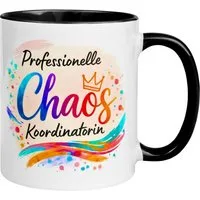 Momentals Tasse Chefin – „Professionelle Chaos Koordinatorin“ – Geschenk Beste Chefin, Gratis Versand · Links-&Rechtshänder · Spülmaschinenfest