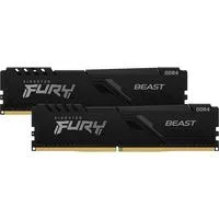 DIMM 64 GB DDR4-3200 (2x 32 GB) Dual-Kit, Arbeitsspeicher schwarz, KF432C16BBK2/64, Beast, INTEL XMP