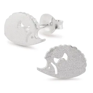 Igel Ohrringe aus 925 Silber