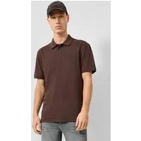 QS Kurzarmshirt Polo-Shirt Poloshirt aus Piqué