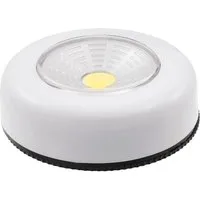 DIW LED Deckenspot LED-Leuchtmittel 3er Set LED Klebeleuchte LK1 70x70x24mm, silber, LED fest integriert, tageslichtweiß, 6400K