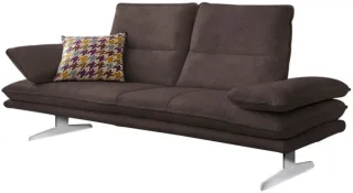 W.SCHILLIG 2-Sitzer "broadway, Designsofa mit tollem Sitzkomfort" Sitztiefenverstellung, Kopfteil- & Seitenteilverstellung, Breite 216cm